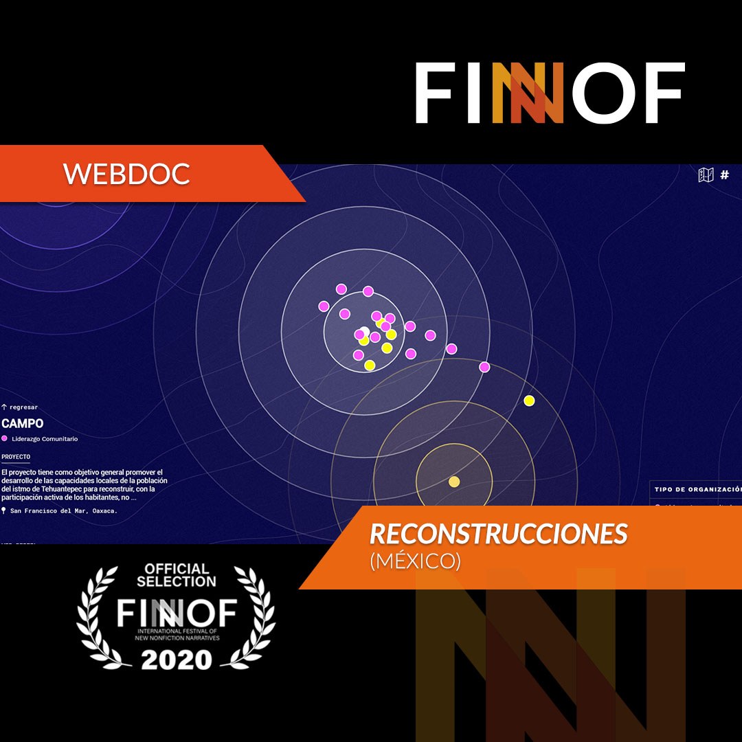 festivalfinnof's tweet photo. 📣 SELECCIÓN OFICIAL | #FINNOF2020
Conocé los proyectos narrativos formato #WEBDOC en competencia:
☑Paisajes forenses (@pablosforo)
☑Relatos de reconciliación (Rubén Monroy)
☑Quito, el otro turismo (@pabloescandon)
☑Reconstrucciones (@Ambulante)
#FINNOF #OFICIALSELECTION https://t.co/ao0JUCnWC0