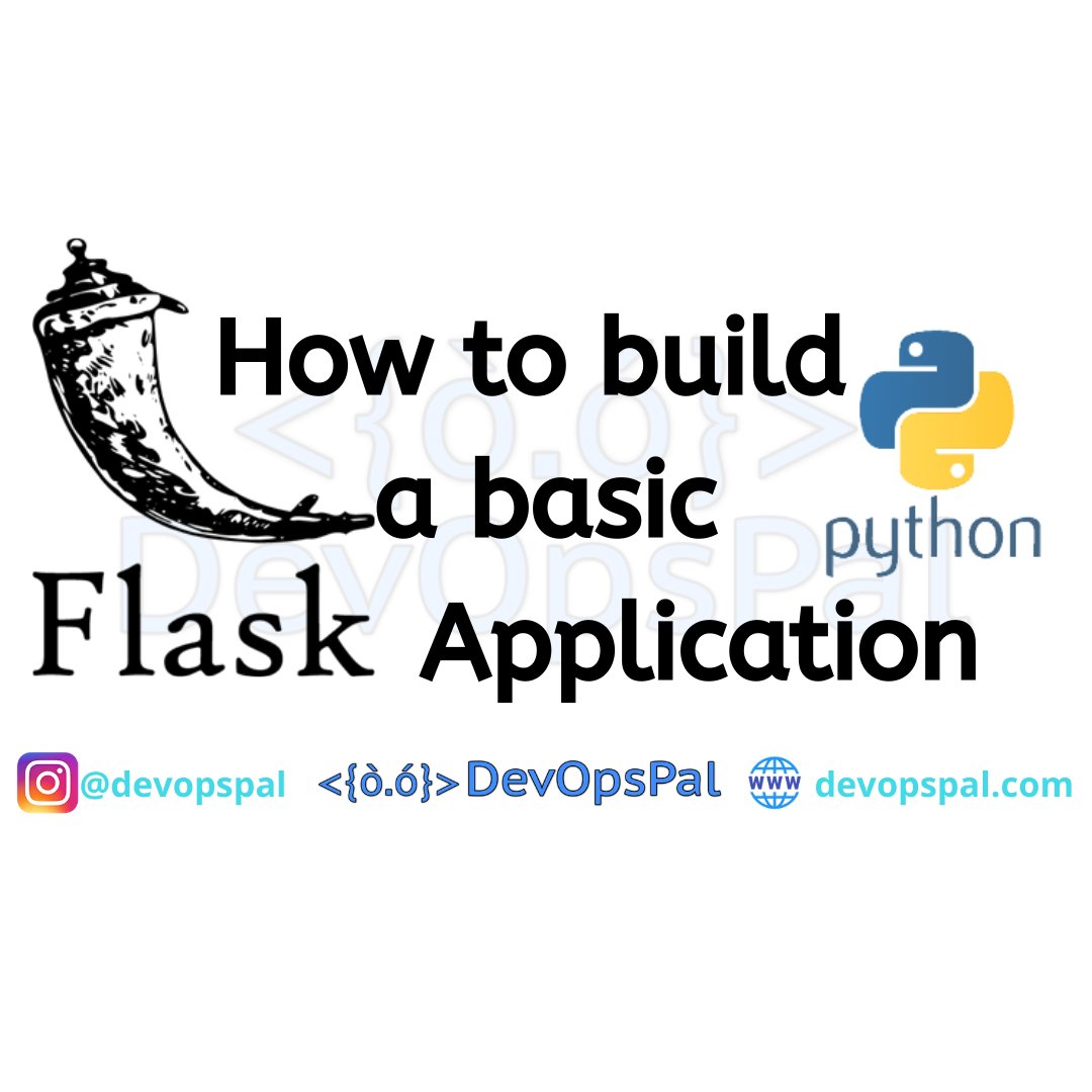 DevOpsPal's tweet photo. How to build a Basic Flask application.
New post on blog https://t.co/85nFLZEdys
Follow Instagram @devopspal
Twitter @devopspal
Facebook @devopspal
#flask #flaskapp #python #linux #devopspal #devops #pal #application #build #deploy #cicd #webframework #web #webapp #javascript https://t.co/4lRiEQsR35