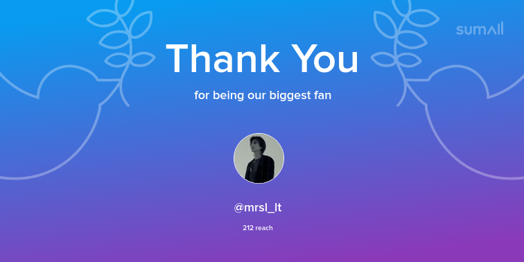 LasonrisadeTeuk's tweet photo. Our biggest fans this week: mrsl_lt. Thank you! via https://t.co/JSUTCNdyVC https://t.co/HoSbYK91m9