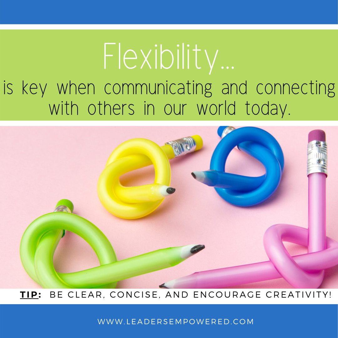 BeckySpieth's tweet photo. Being flexible and agile with increased connection will exponentially increase your success! https://t.co/e38Cw0c0IX