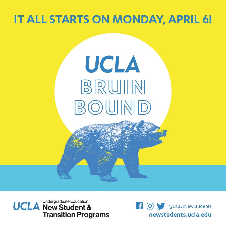 UCLA Bruin Bound —
IT’S TIME TO CELEBRATE WITH FELLOW BRUINS, CONNECT AND EXPLORE. There’s so much to check out next week! Webinars, Bruin Blog, Presentations, Text Q&amp;A, and more!
bruinbound.ucla.edu