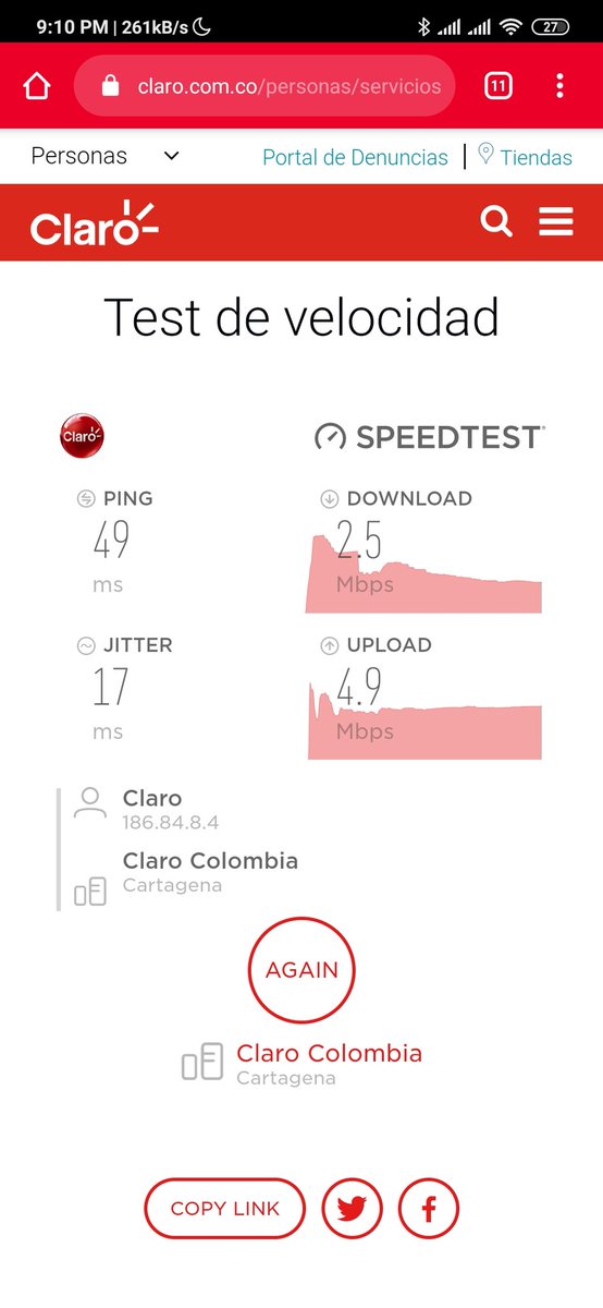 ldanielarojasr's tweet photo. Gracias @ClaroColombia por dejarme sin ver nada... 30 megas para qué?... Y dure 1 hora con un señor para que me dijera que tenía que esperar haber si se mejoraba con el tiempo? Terrible! https://t.co/5nkLdFL8ZS