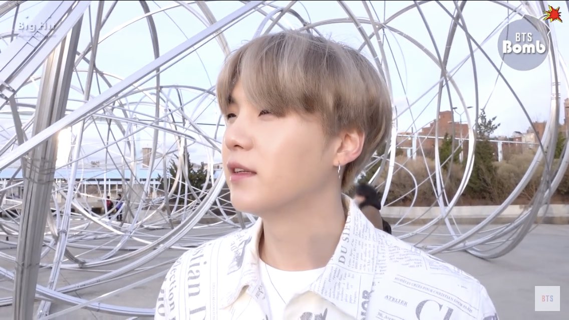 angleeyze's tweet photo. @Iumieredhiver check our sweetie AgustD in Brooklyn at the #BTS_connect exhibit. https://t.co/kHlNeKvFk2