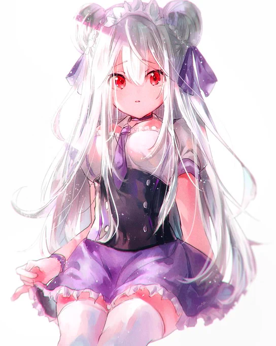 シグニットちゃん!
赤い瞳がハートに…=('□`)⇒♡グサッ!!

#アズールレーン  #イラスト #シグニット 
#絵描きさんと繫がりたい 