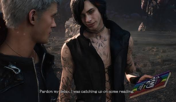 DanteForSmash's tweet photo. V believes in the power of friendship.
#DevilMayCry https://t.co/3vyeCfmVP6