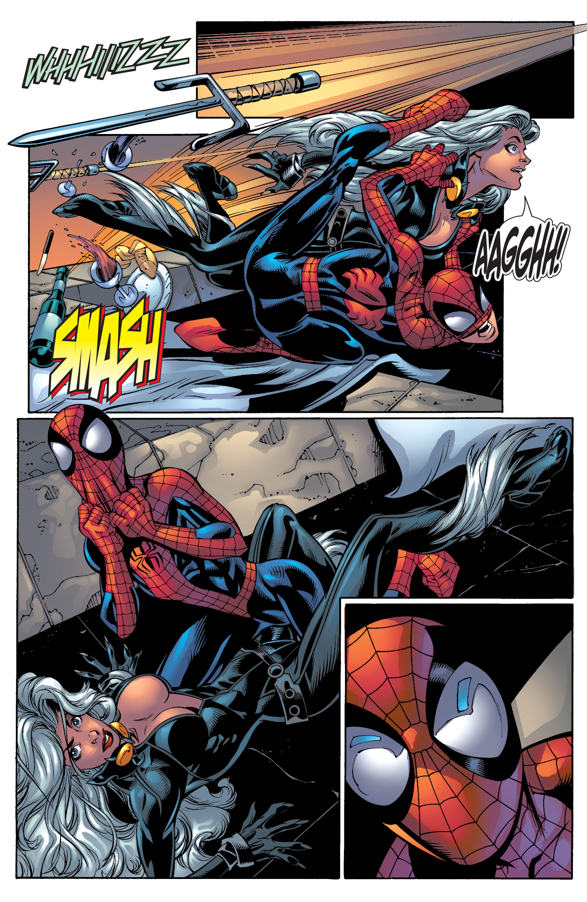 Ultimate Black Cat Marvel Kiss