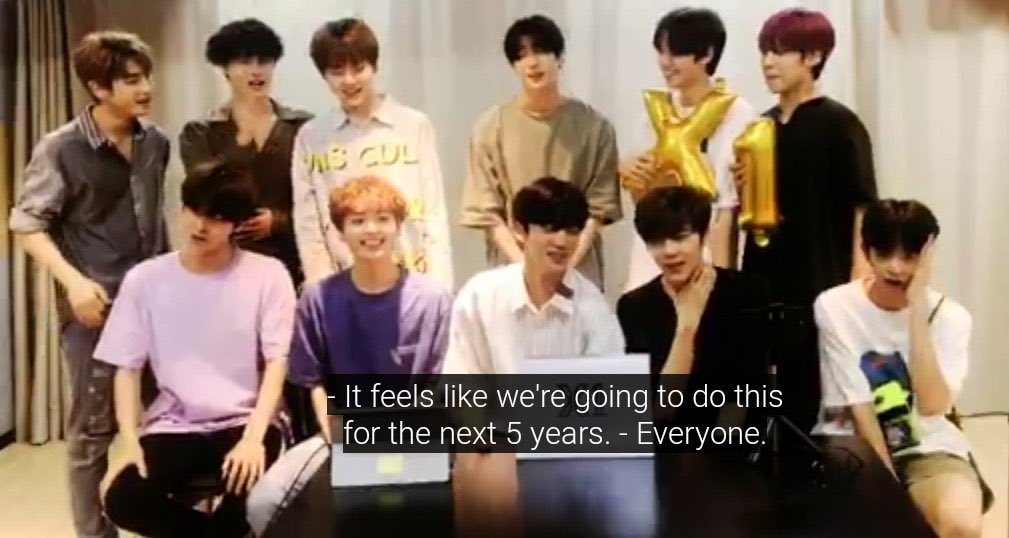 HoeforX1's tweet photo. "it feels like we're going to do this for the next 5 years"
#CanYouHearUs
#OneVoiceForX1Unit
@x1official101 https://t.co/vgUPf2xD9C