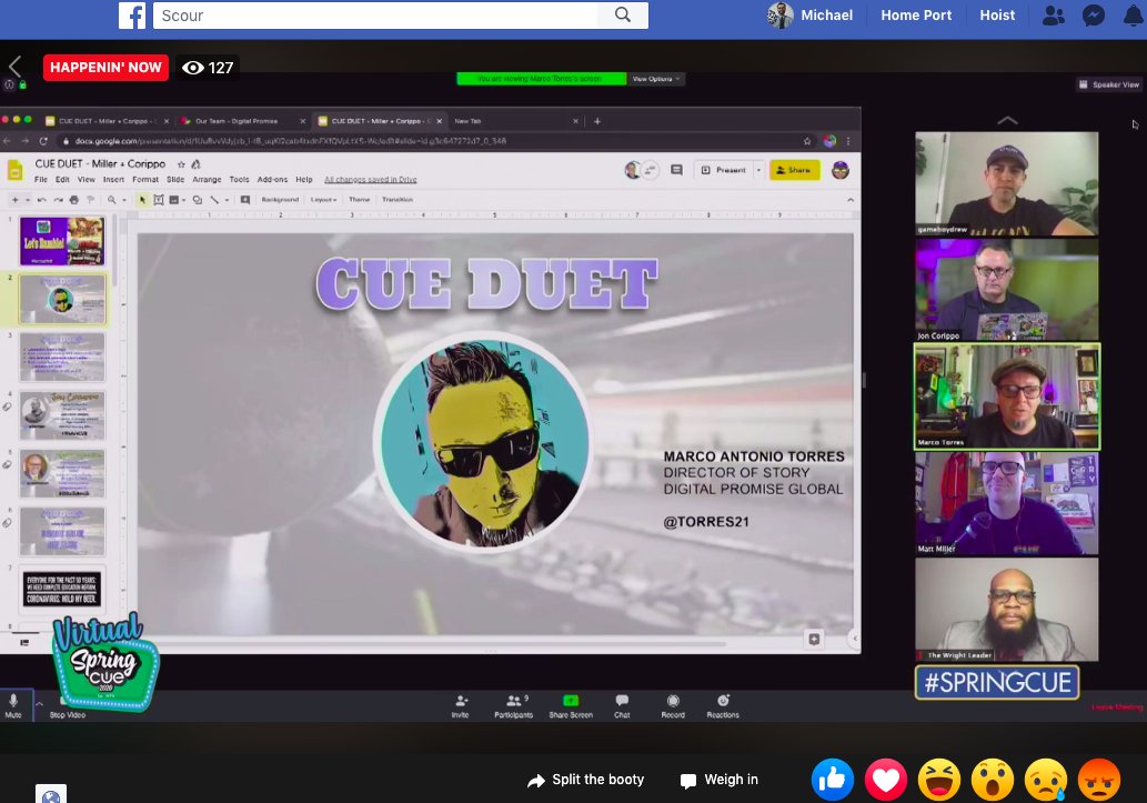 Doctor_Harves's tweet photo. Fight night at #springcue #virtualcue @cueinc @jcorippo vs @jmattmiller Let's get ready to rumble! moderated by @torres21 https://t.co/8ZEBprYVGL