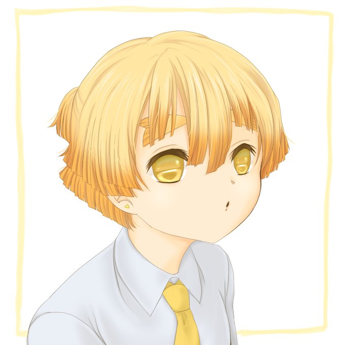 咲倉りみ🍼さんがTwitterに投稿した我妻善逸(鬼滅の刃)のイラスト。