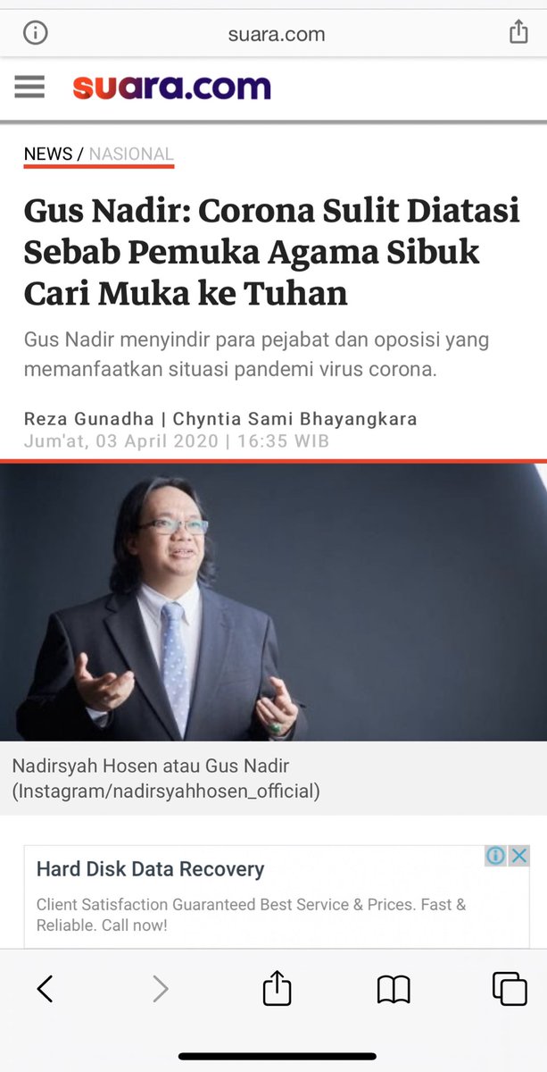 na_dirs's tweet photo. Ini media @suaradotcom keliru. Bukan saya yg bicara “Pemuka agama sibuk cari muka ke Tuhan”, tapi Gus @irfan_nuruddin Saya hanya mengomemtari cuitan beliau. Tolong dikoreksi yah 🙏 https://t.co/vgS6WgH6e2