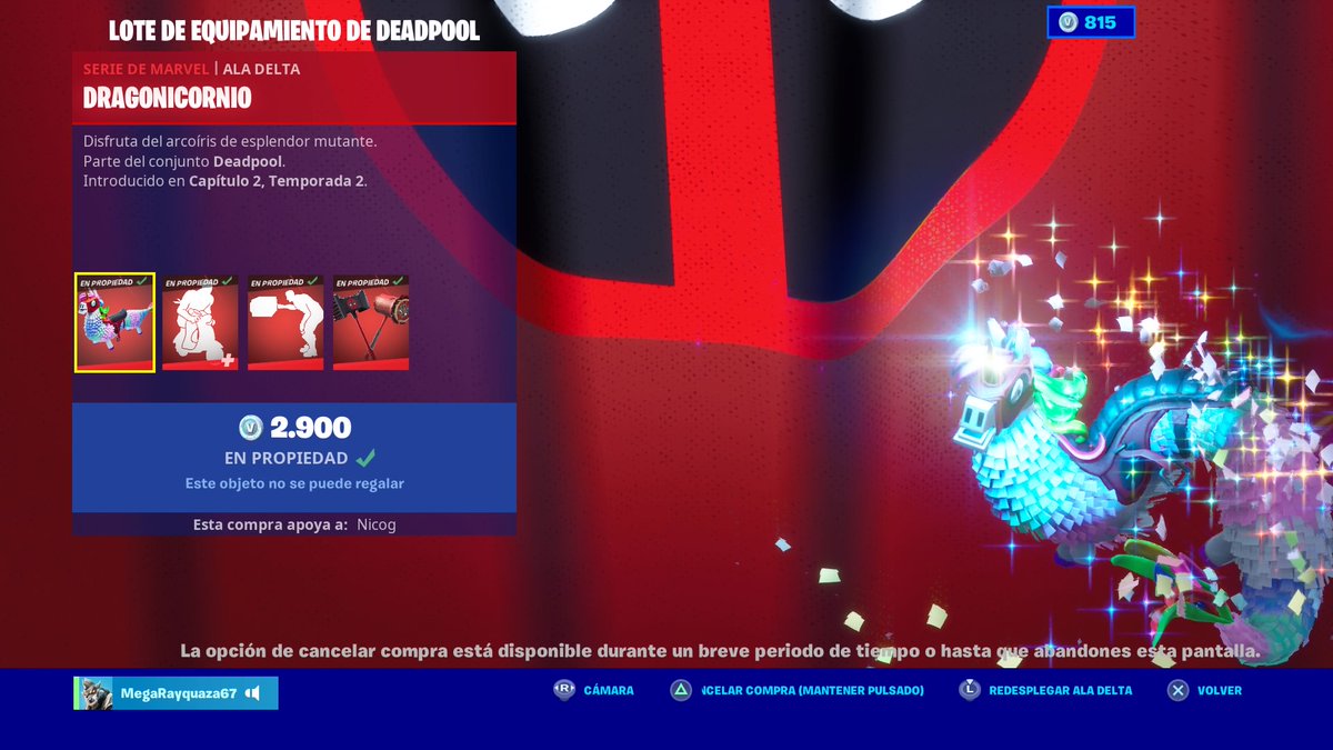 <a href="/Niicogonzza/">Niico Gonzza</a> nicog el codigo que nunca coge devolvi el caballero araña y compre todo eso XD #PS4share