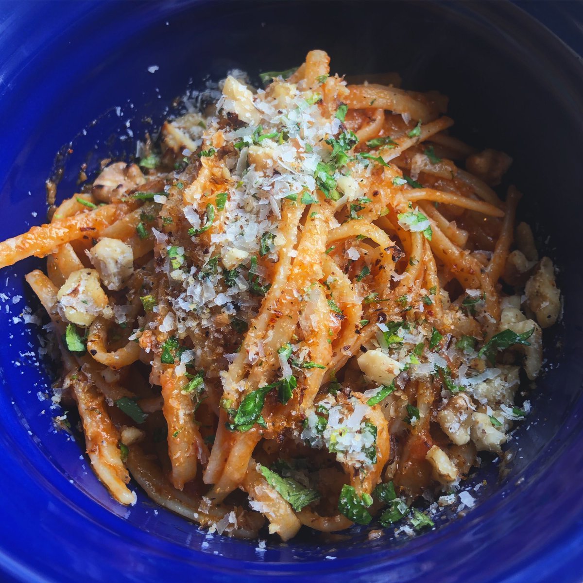 PNWFoodBuzz's tweet photo. Vodka Fettuccine with crunchy herb topping. Recipe up on my ig stories!
https://t.co/M8SoWX6Jlk https://t.co/S9eU4OVWMN