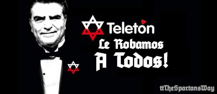 Spartans_cl's tweet photo. Ya donaste a la Teletón Goyim? #Teleton2020 #Teleton #teletonteacompana #TheSpartansWay https://t.co/s8xaDYxlN4