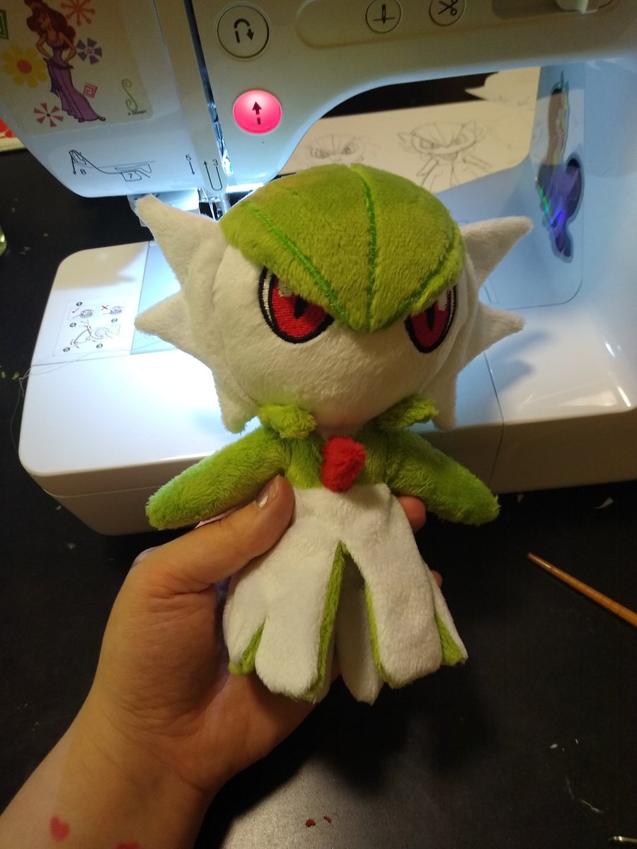 gardevoir plush pattern