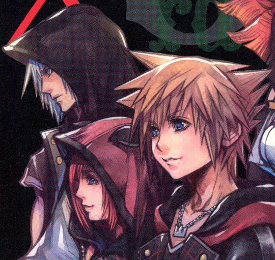 they're fucking dweebs with their hoods up while sora just wears his spikey wig with pride.