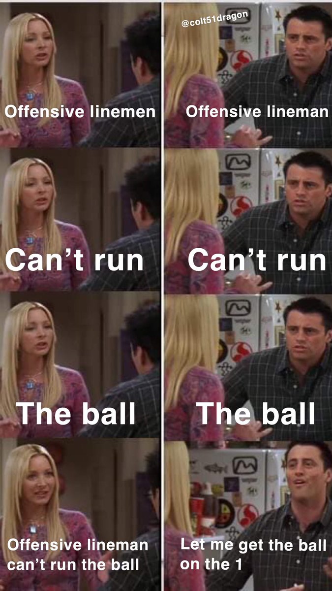 colt51dragon's tweet photo. A hog can be a more effective running back at the goal line than an actual RB. Change my mind. @linemanissues https://t.co/iKONtx0byD