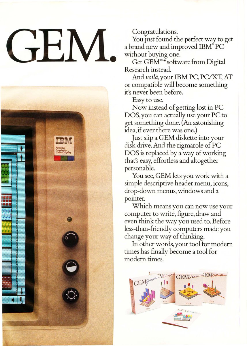 Byte, July 1985.Hi, Gem!