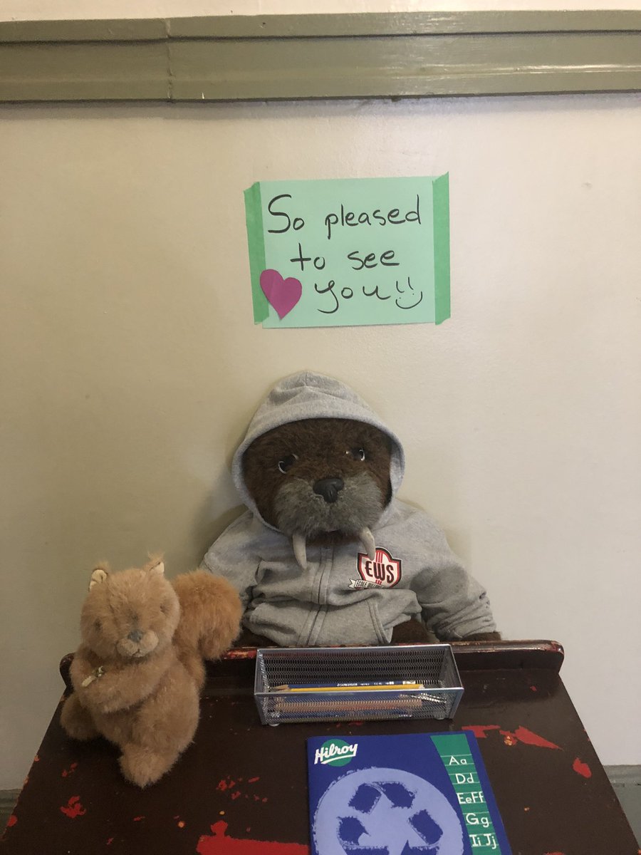 A shout out to our amazing custodians who not only keep our building safe but go above and beyond by leaving welcome notes for teachers who are coming to collect what they need to support learning from home #onelearningcommunity #sd61learn <a href="/sd61schools/">Greater Victoria School District</a>