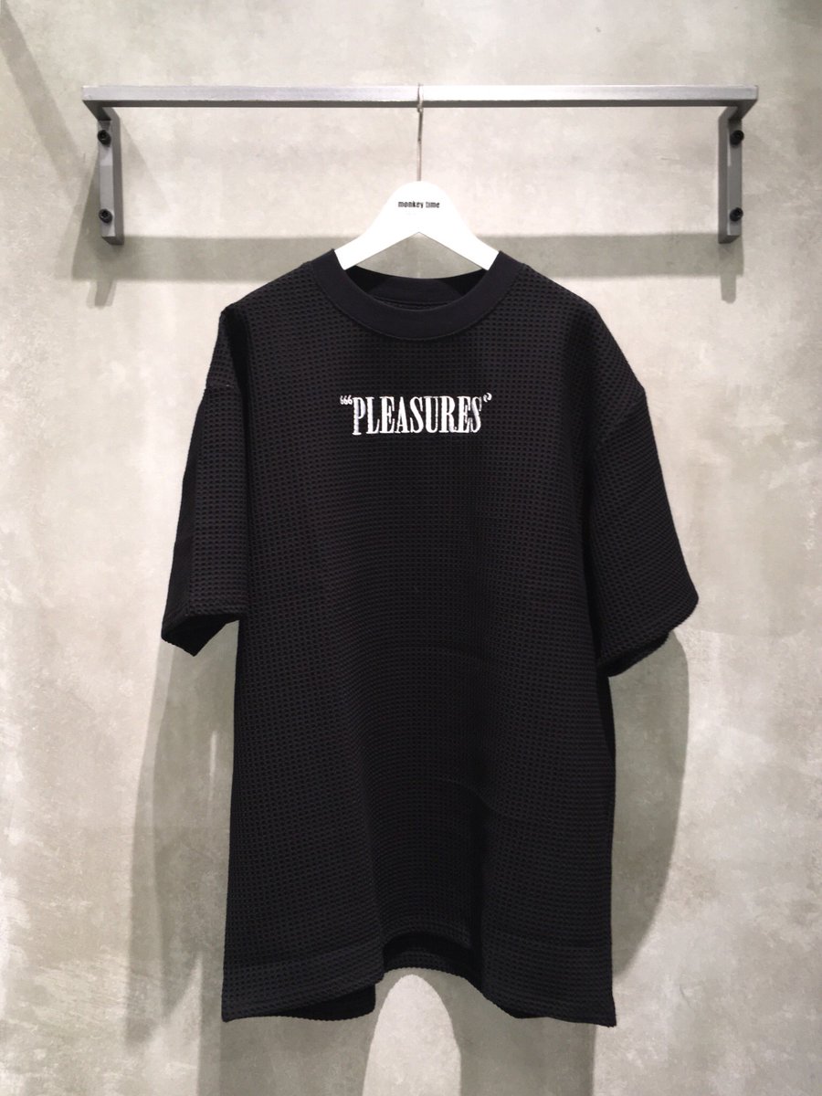 MT_OSAKA_'s tweet image. 〈PLEASURES〉
" WAFFLE TEE "
定番のロゴTシャツのワッフル生地タイプで快適な着心地の一着です。

9,000円(+tax)
#pleasures 
#monkeytimejp