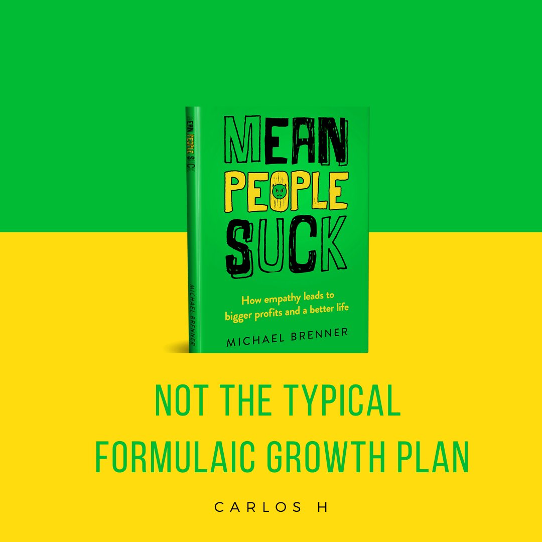 MeanPeopleSuckk's tweet photo. ★★★★★ "Brenner taps into something that unites us all—humanity!  This book needs to be on the desk of every manager, executive, leader and board member." - Carlos H https://t.co/56Qzc37ZKO #leadership #meanpeoplesuck https://t.co/GYpuD3zl3B