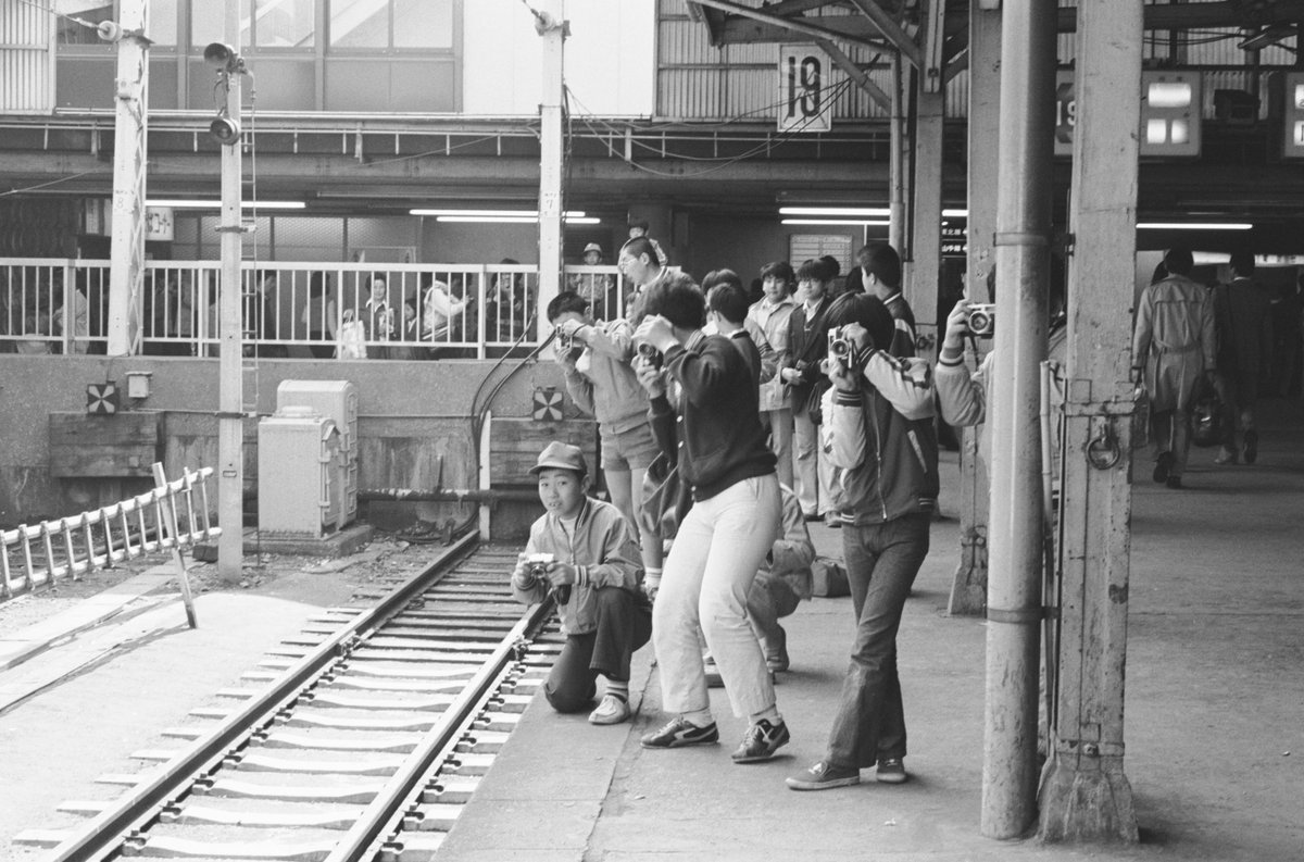 43年前の #今月の東京 1977年（昭和52年）4月1日の上野駅（台東区