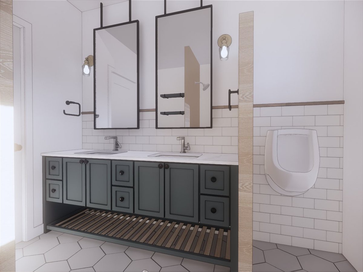 hayneseee's tweet photo. The Basement Bathroom | Flatwhite.farmhouse @nako_design
.
.
.
#threeboys #basementbathroom #thekids #yeginfill #infill #interiordesign #bathroomdreams #modernfarmhouse #urbancountryliving #buildingartyeg #manscave https://t.co/XXr1mPYnyj