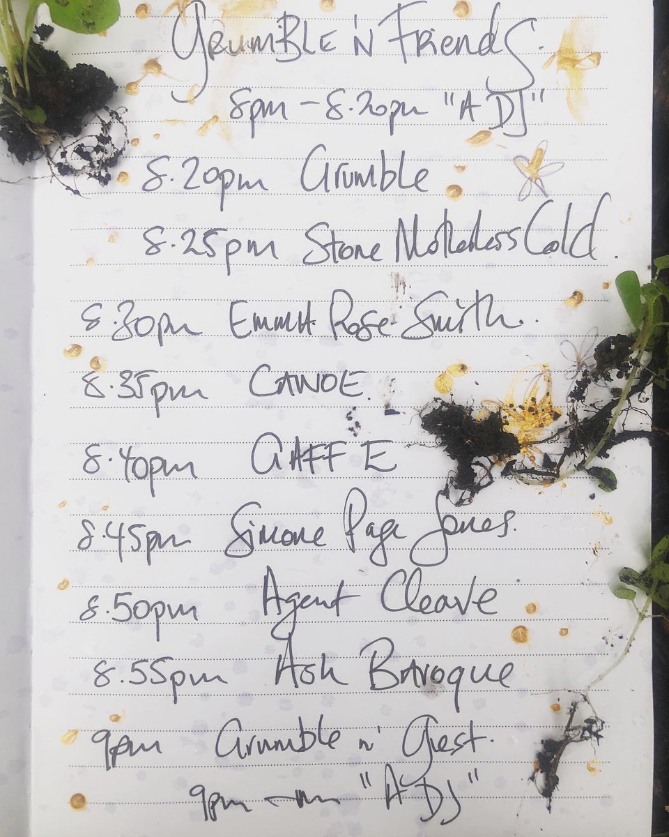 Grumble n’ Friends Tonight in Instagram LIVE <a href="/bettygrumble/">Darren Borrows</a> ❤️🌀❤️ Big line up o’ lovers! Tune in and follow them via the post in my gallery.