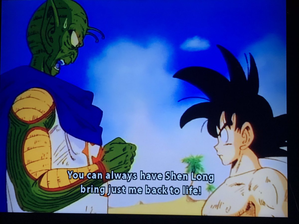 Either Kami doesn’t know that the Dragon Balls become inert when he dies or Toriyama retcons this in DBZ