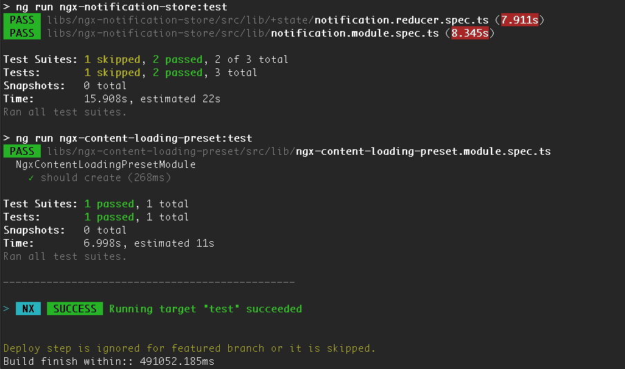 hoangleitvn's tweet photo. Upgraded to latest @NxDevTools for computation caching feature. I am sure you will love it.
#monorepos #devops #cicd #buildoptimization https://t.co/LdCugpylrV