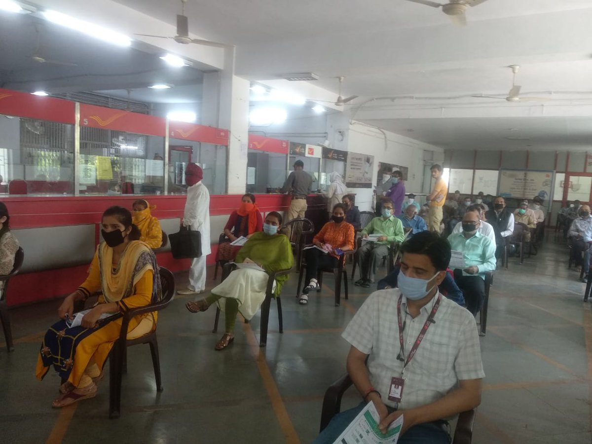 cpmgup's tweet photo. In order to aware all #Postal/#RMS &amp; #IPPB Officers/Staff a workshop related to preventive measures for Novel CORONA Virus was 
organised by #Jhansi Division.
@IndiaPostOffice
#DefeatCorona #FightAgainstCorona #IndiaPost https://t.co/522rsKw5Qy