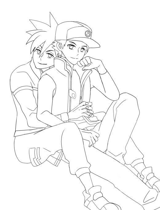 I did a collab with the fabulous @mitsucchi_~ she did the lineart and i coloured this one :3