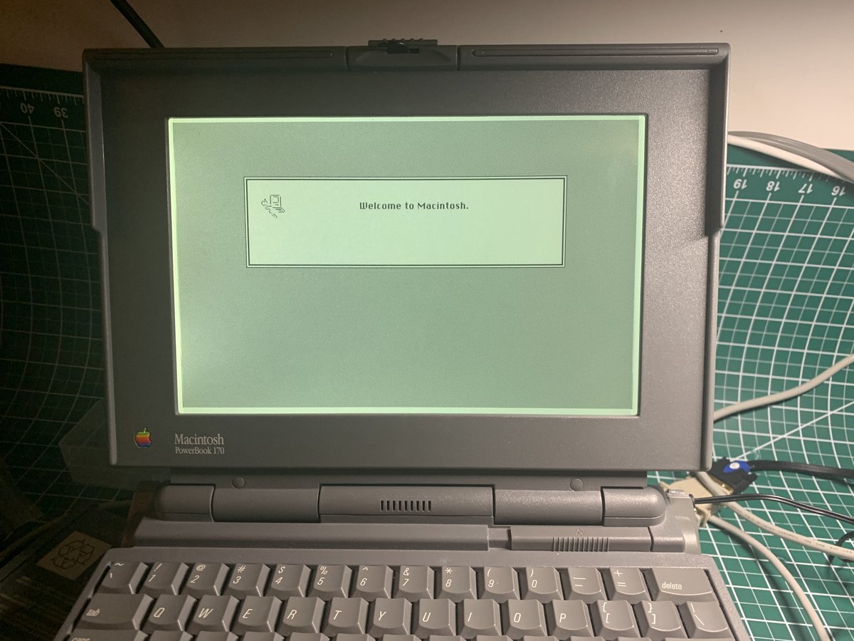 Performa’s HD partitions are fucked. I wonder if it’s cells dying off in the cheap SD card I used to replace the drive, or some other shenanigansBut the Performa restore CD booted fine, and it has a bootable disk tools image sized for floppies, so we’re off.