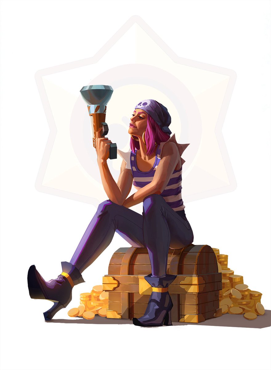 Frank Vacationmode On Twitter Gorgeous Digital Painting Of Penny By Maja đeke Brawlstars Fanart Penny Source Https T Co Jniwfpczfa - penny brawl stars easter