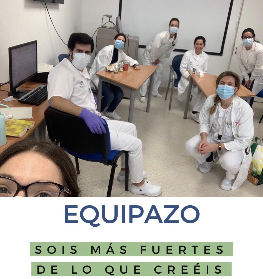 Un pequeño descanso para reponer fuerzas y seguro que para compartir ideas! EQUIPAZO! 💪💪💪