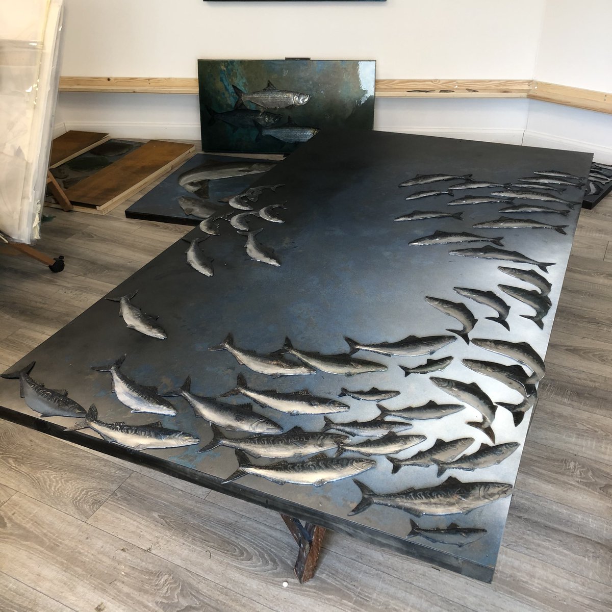 SamMacDonaldArt's tweet photo. New shoalfurst layer of fish! https://t.co/YPLMxfoa77