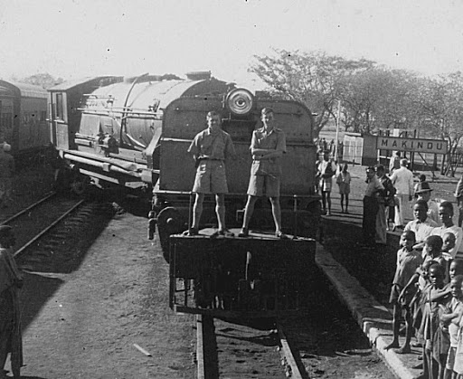 1896 railway construction begins and as the railway moved inland, Africans were recruited to the  #KenyaPoliceForce. Kenyans replaced Indians and their work was to keep order and quell dissent in the work camps and put down resistance from those who resisted the construction.