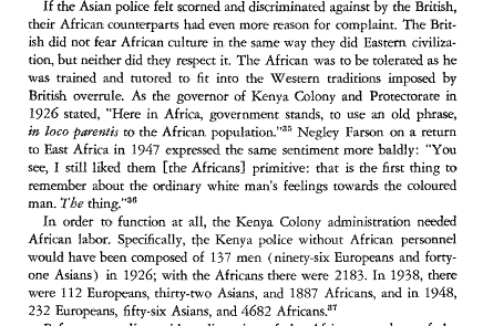 Prior to 1911, Africans recruited into  #KenyaPoliceForce, were given very basic training To remedy this, Police Training Depot was established in Nairobi to “introduce recruits to British standards, alter their diet, mode of dress and acquire new convictions (hate your people)."