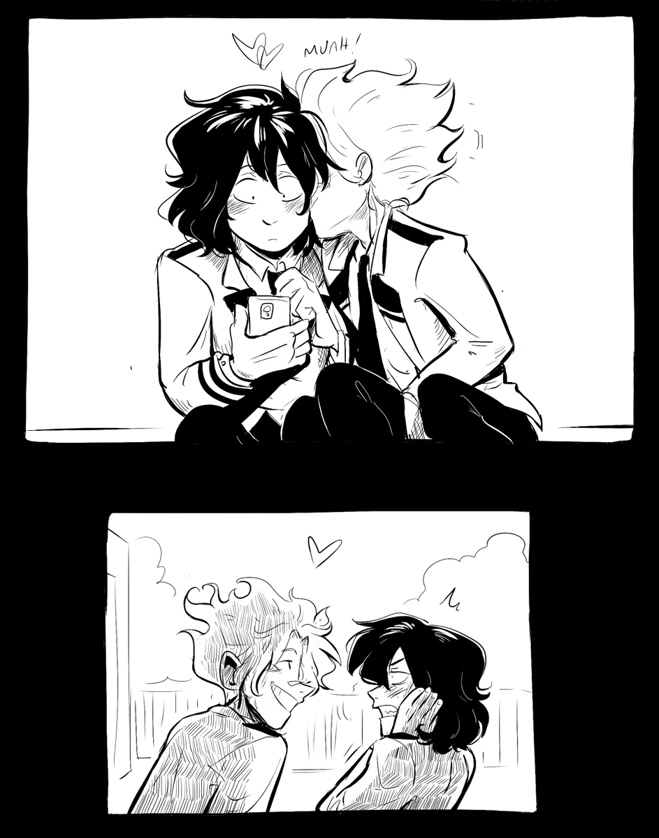 Ai eu tava lendo Vigilante (aquela spin off que BNHA que é melhor que a série original cof) e me vieram com a história do jovem Aizawa.
Vocês falam que eu sou um destruidor de corações porque não viram o rolê desse nenê com o Shirakumo, é isso.