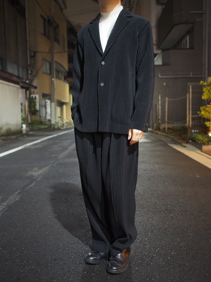 ☆PLEATS PLEASE☆ セットアップ 黒-