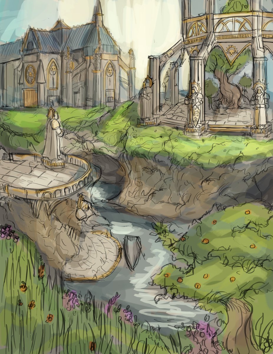 Robert's canvas portrays a captivating, tranquil scene on a verdant garden  terrace in Rome—it entered the Kimbell's permanent collection in 1970., image size:927x1200