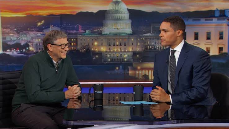 Trevor Noah issa trap to middle class South Africans. He is there to trap us in idolizing abo Bill Gates. If you dont know it by now, this is all about preparing new world order...we are connecting the dots day by day and we see who's who.