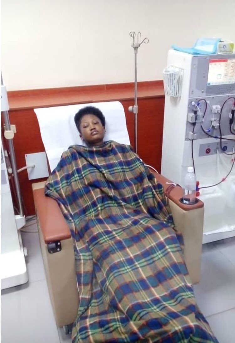 whyte_phoenix's tweet photo. Good Morning Tweeps
Please let’s Lend2Humanity!
Her Name is Obikwame Ishioma Jennifer&amp;she has been diagnosed with End-stage Renal disease secondary to chronic glomeruonephritis (Kidney Failure)
She is in URGENT need of a KIDNEY TRANSPLANT which cost 13million Naira.#Helpsavevona https://t.co/OX7xE3eUfN