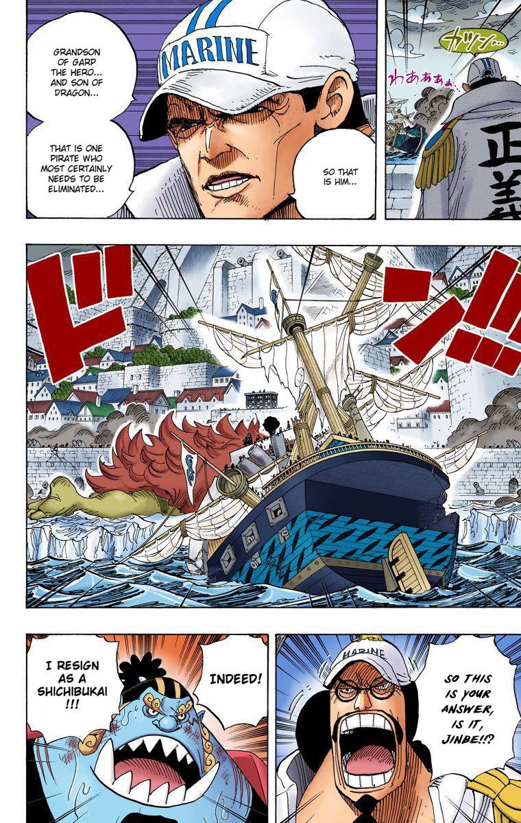 Akainu knew that Luffy was Dragon’s son before Sengoku announce it at marineford. Not very many people know too much about him or that he even had a kid specifically, which is surprising that Akainu already knew about this information.