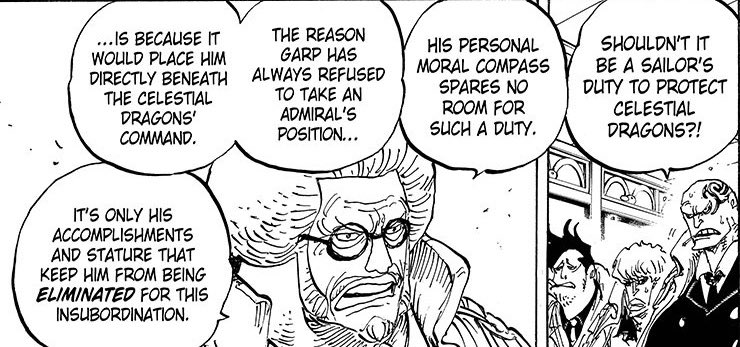 Just like Garp, Dragon despises the celestial dragons and even declared war against them. I believe in the past something personal happened to Dragon made him revolt against the WG, possibly the death of his wife. This may be one of the reasons he seeks out revenge against them.