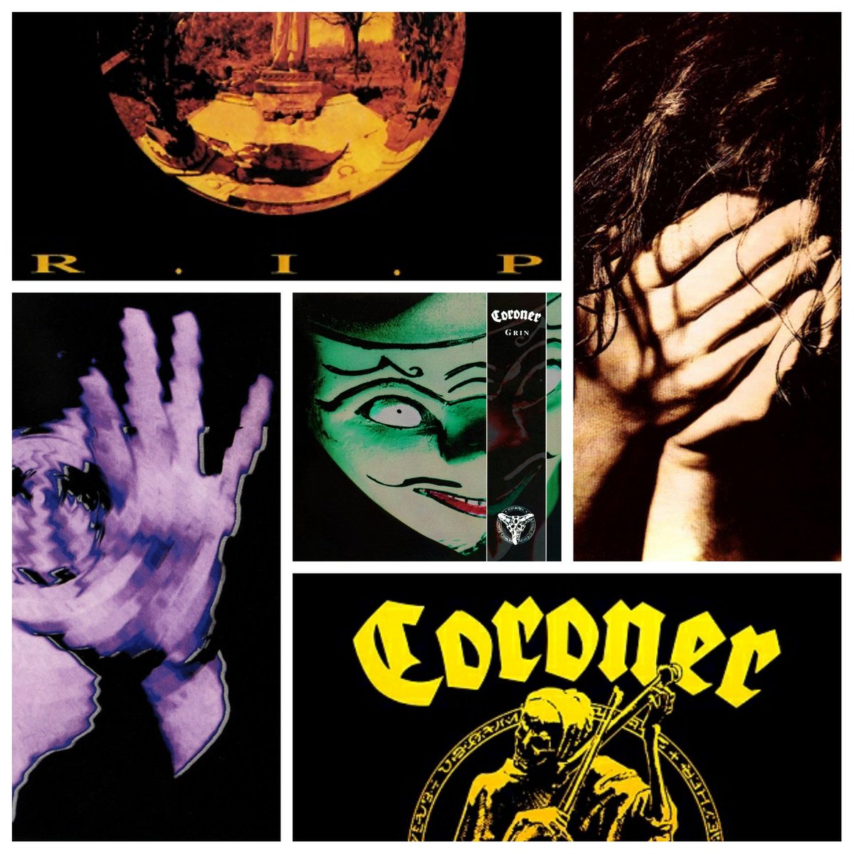 coronerband's tweet photo. UPDATE
03 April 2020:
@CoronerBand is going to record a NEW album this year. Keep checking back for updates!
#coronerband #coroner #ronbroder #tommyvetterli #diegorappacchietti #rip #punishmentfordecadence #nomorecolor #mentalvortex #grin #newalbum #2020 https://t.co/y4CNGxgEHI