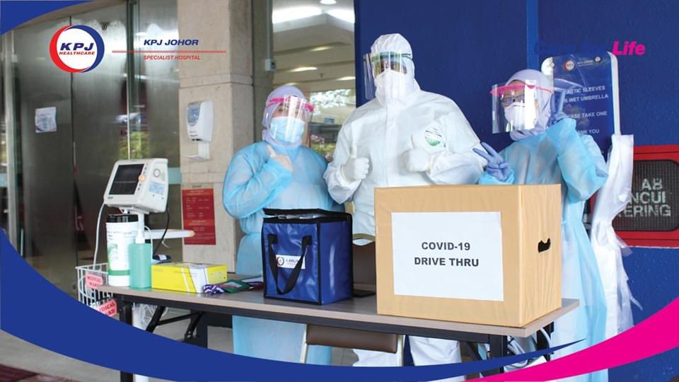 visitjohor_'s tweet image. Kini, anda sendiri boleh melakukan pemeriksaan COVID-19 dengan konsep ‘Drive Thru’ di KPJ Johor Specialist Hospital, Jalan Abdul Samad bermula pada 4 April 2020 (Berharga, RM388)

Whatsapp kan ke 013 226 2692 (Lakukan appointment anda satu hari awal sebelum datang ke hospital)