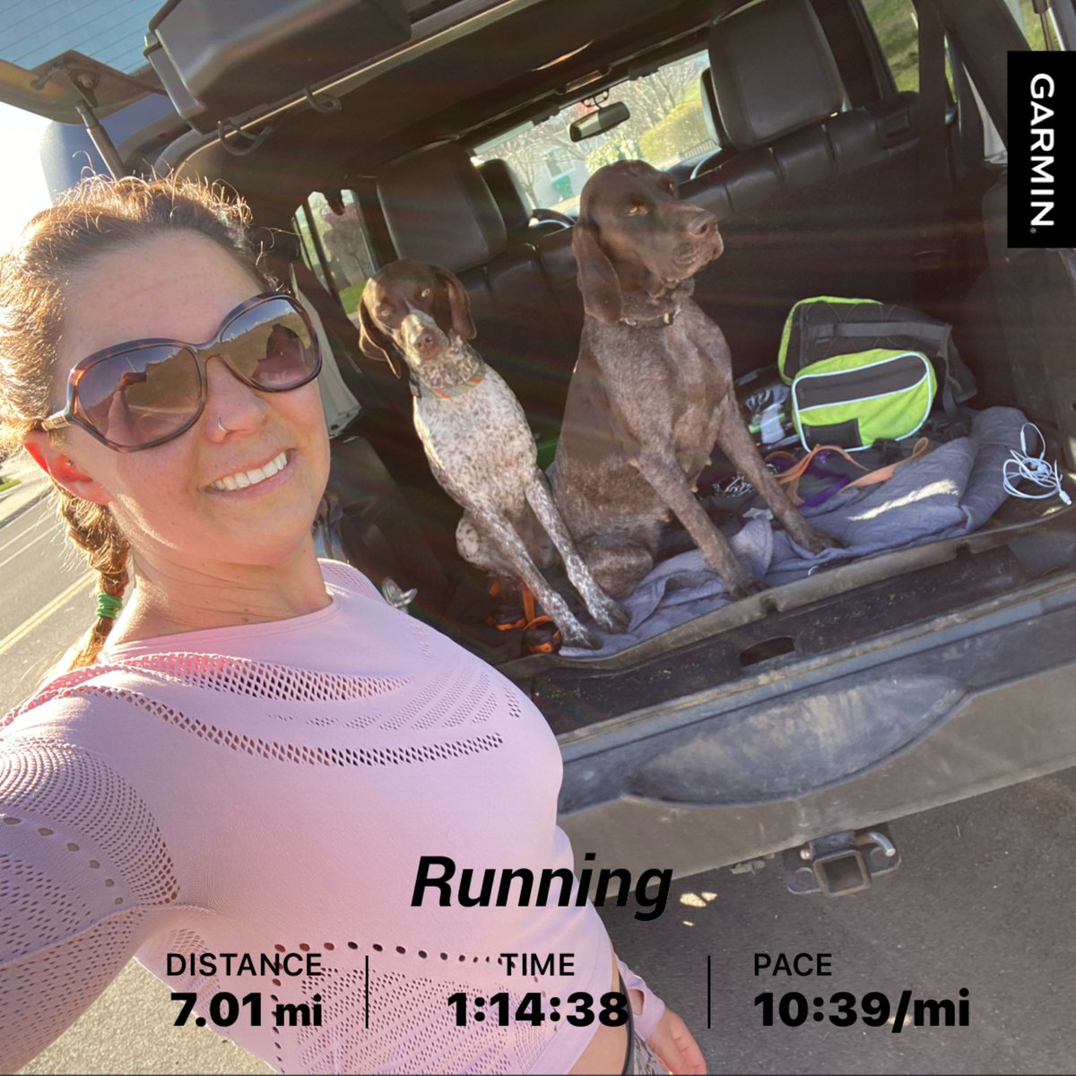 TashaHardy's tweet photo. Today was a good day, running, gardening, problem solvingโฆ staying away from problems I canโt solve #germanshorthairedpointer #gsp #gardening #hardyfarm #PandemicCovid19 #goodvibes #pandemicpackages #hairstylist #BusinessOwner #love #joy #vitamind https://t.co/AFvdeOU3Ah