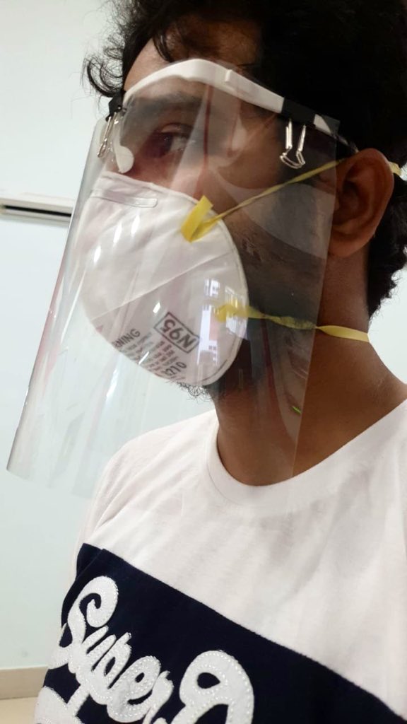 Indian Institute of Technology (IIT) Roorkee has developed low-cost face shields for first line healthcare professionals at AIIMS Rishikesh for protection from #COVID19. The frame of face shield is 3D printed