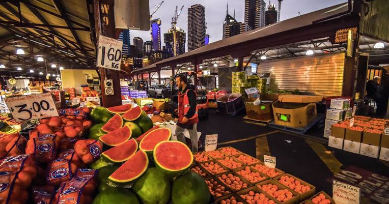 This is the Queen Victoria market in Melbourne. It’s a wet market.