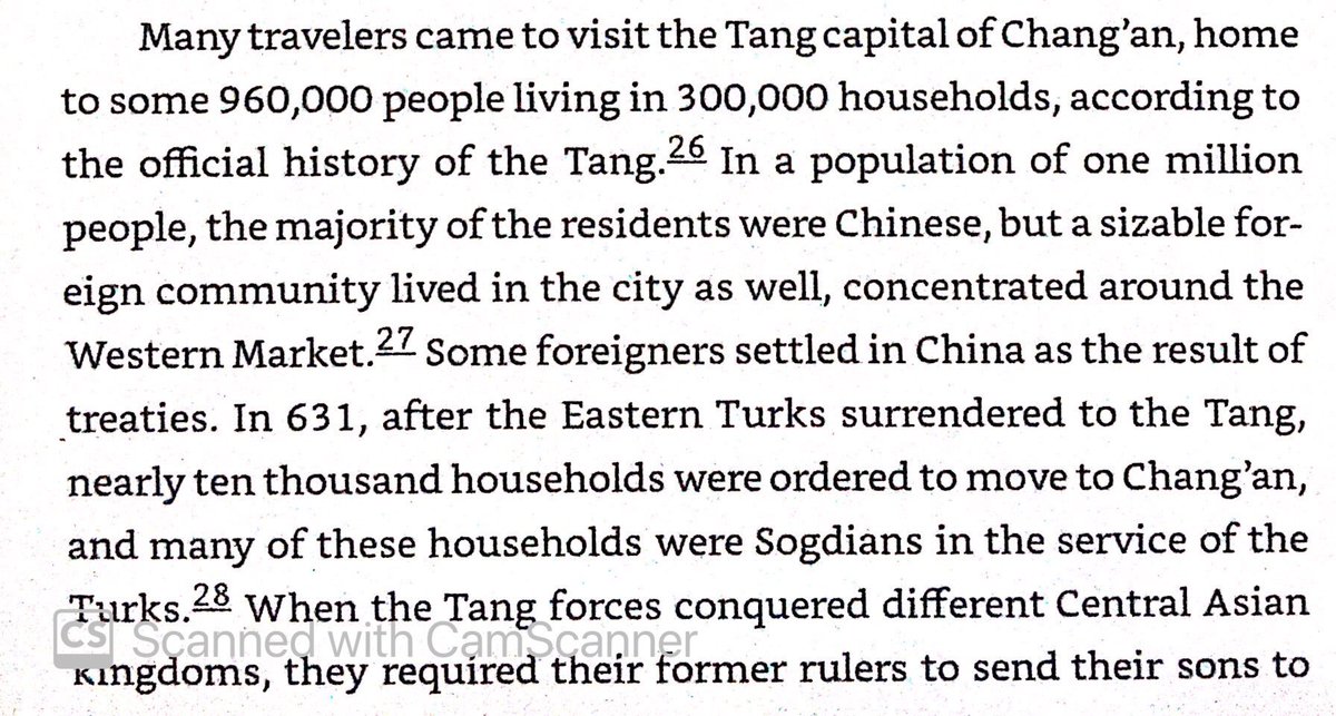 Chang’an (now Xi’an) was the great city of the west of core China. It had a population of almost a million, including many foreigners. Numerous Iranian & Sogdian refugees fleeing Islam settled there, including son & grandson of last Sassanid Shah Yazdegerd III.